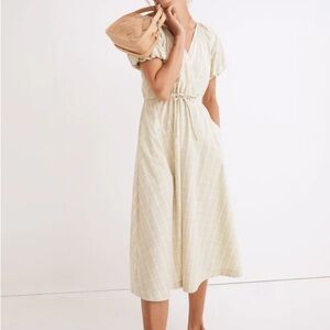 Madewell Cream Midi Dress